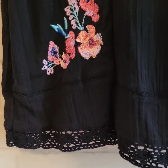 free people perfectly victorian embroidered mini dress Pfeiffer Mini Dress – SPELL main image 0